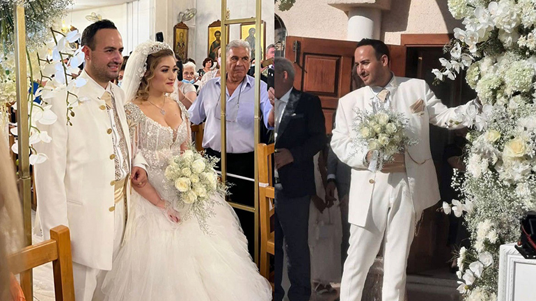 Μαυρίκιος Μαυρικίου – Ιλάειρα Ζήση: Τα πρώτα πλάνα από τον γάμο τους στην Κύπρο